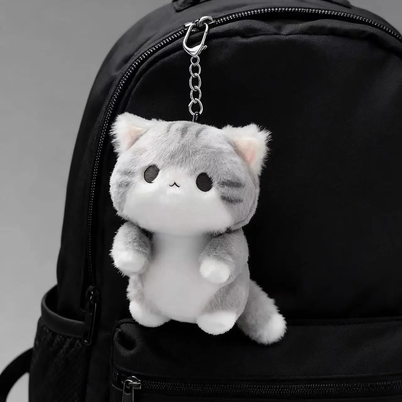 Pendentif mignon en peluche chat