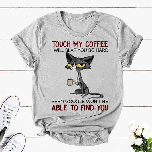 Cat Phrase Cotton Shirt
