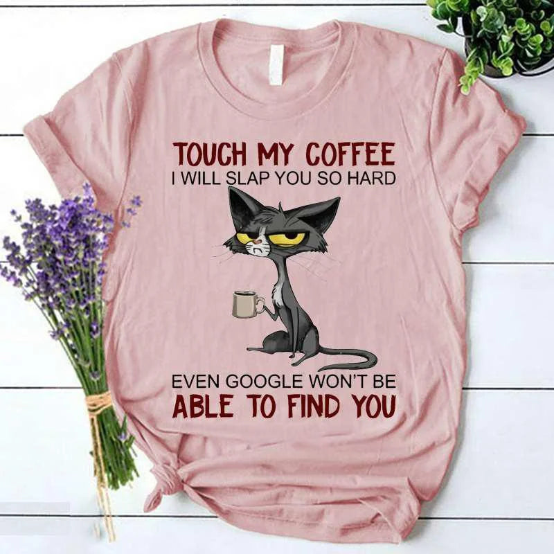 Cat Phrase Cotton Shirt