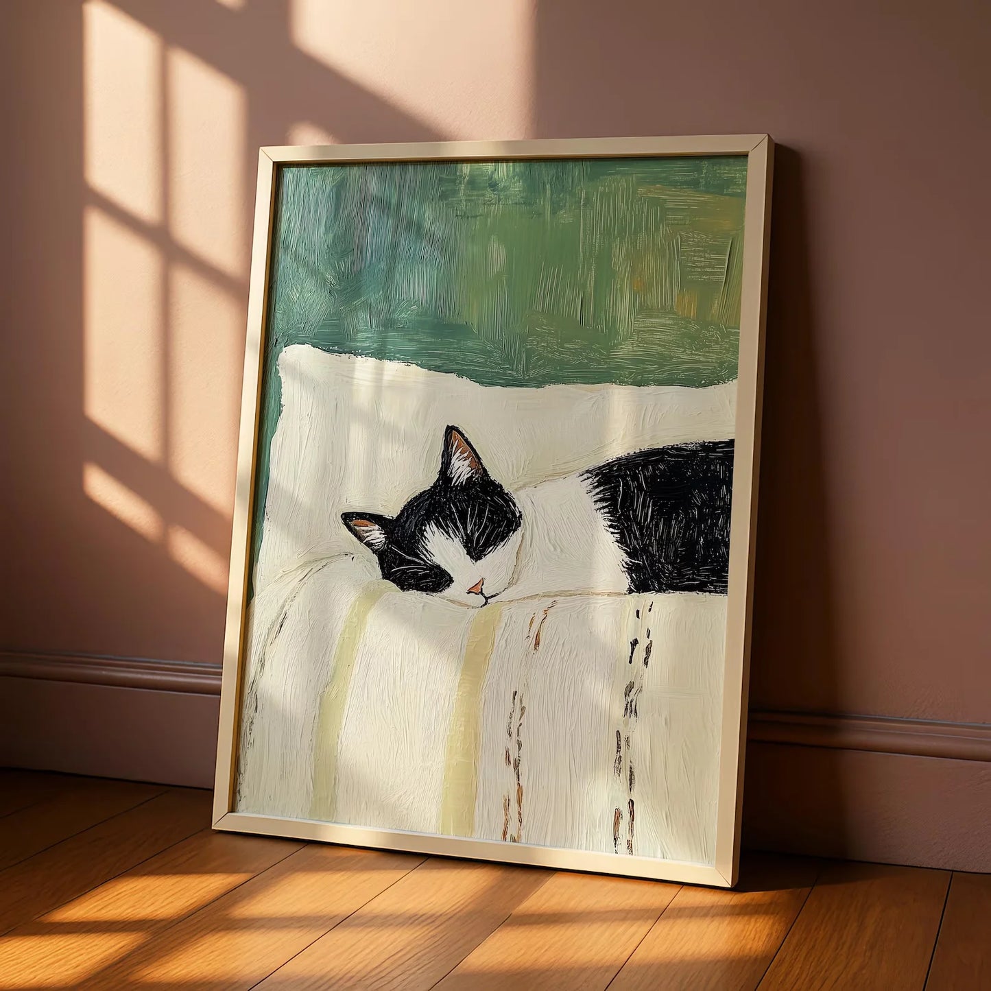 Sleeping Cat Wall Art