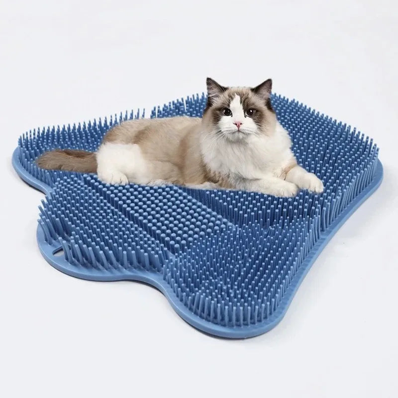 Cat Massage Brush Rubber