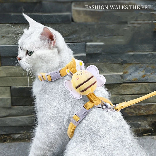 Busy Bee Pet Harness & Leash Set
