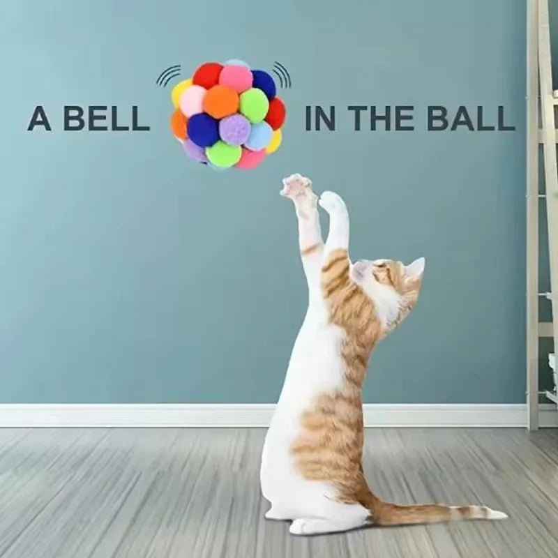 Cat Interactive Toy Plush Ball