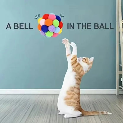 Cat Interactive Toy Plush Ball