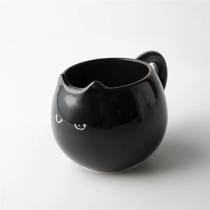 Tasse en céramique en forme de chat