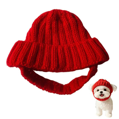 Cute Knitted Pet Winter Hat