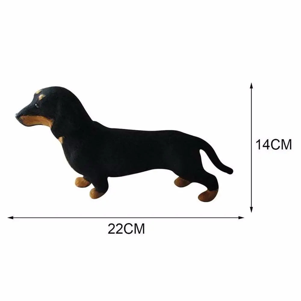 Standing Dachshund Plush Figurine