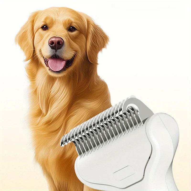 Self-Cleaning Pet Grooming Comb