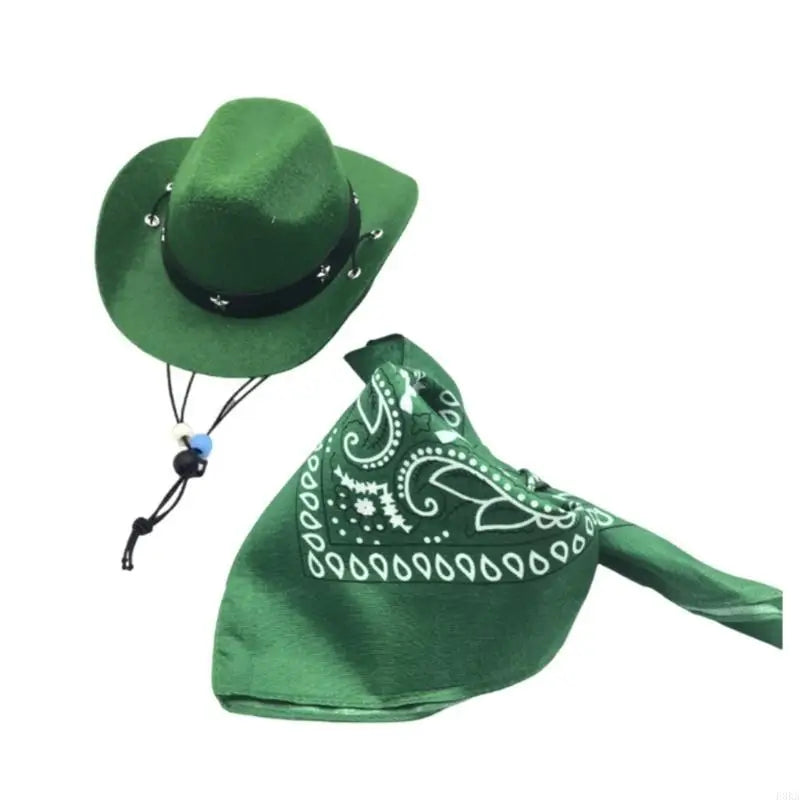 Conjunto de cowboy de estimação do Velho Oeste