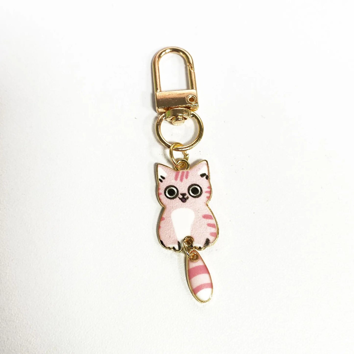 Cat Pendant Cartoon Keyring