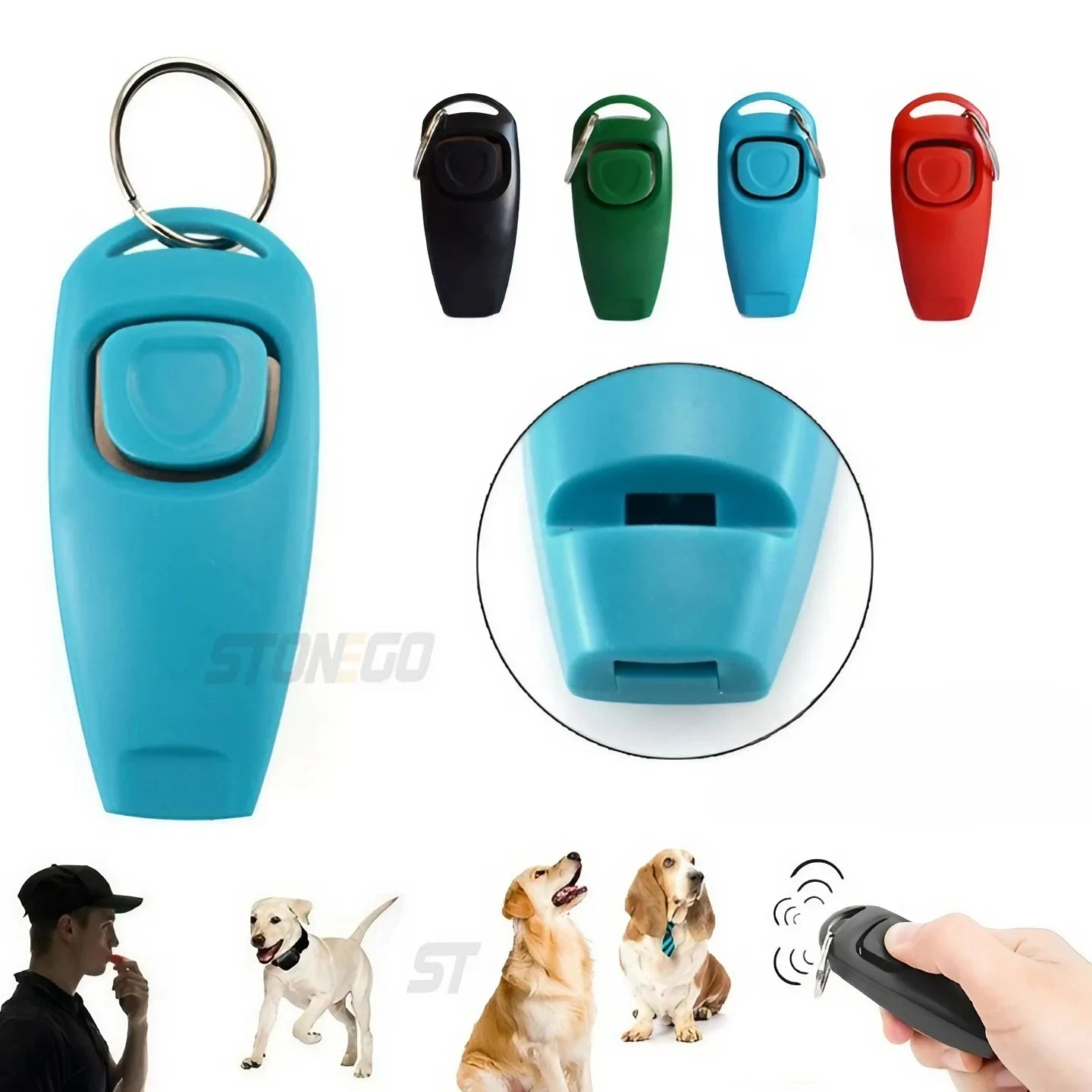 Dog Training Clicker & Whistle 2-in-1