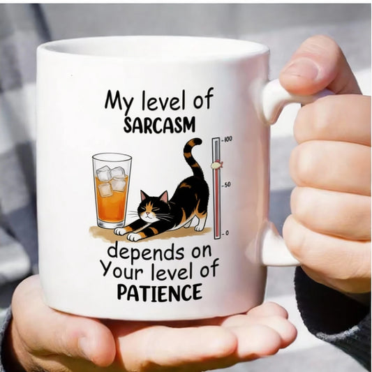 Cat Funny Sarcasm Mug
