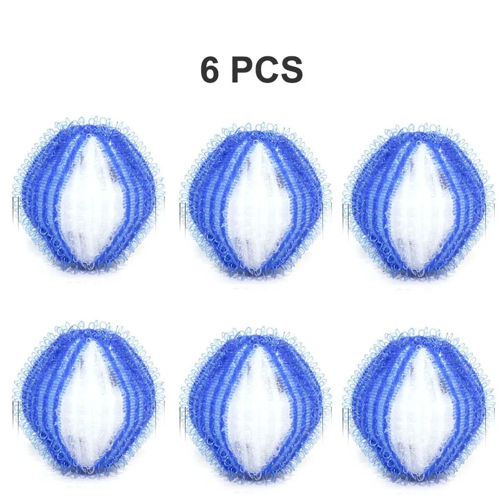 6pcs Pet Hair Remover for Laundry