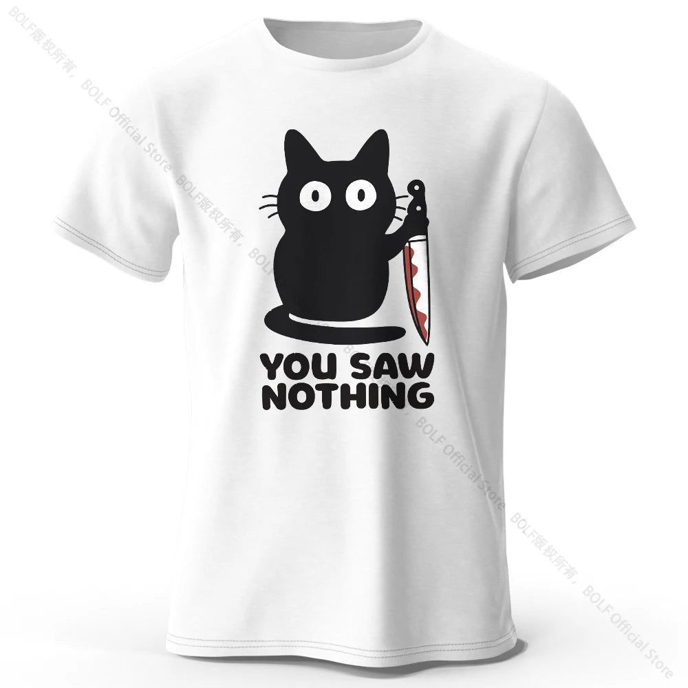 Vous n’avez rien vu chemise de chat