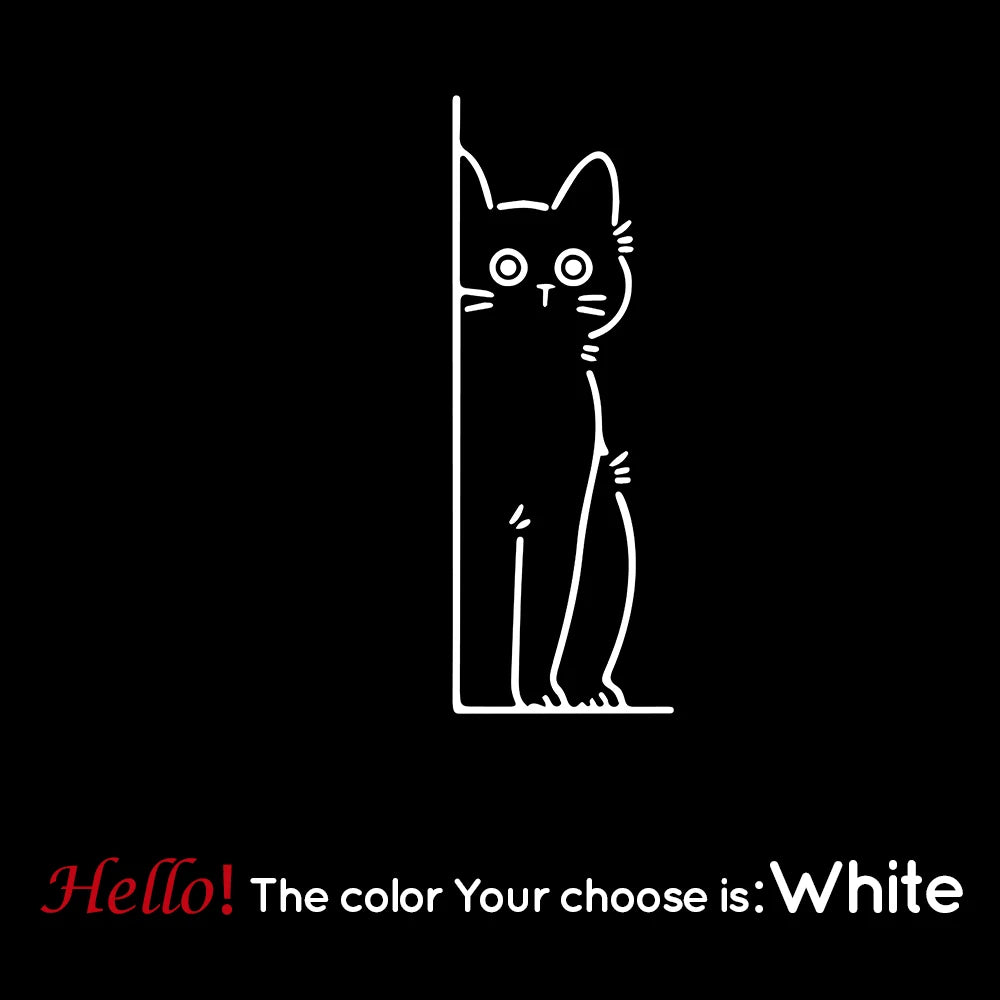 Cat Art Vinyl Wall Decor