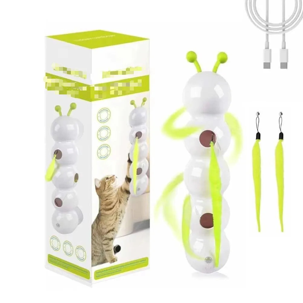 Motion-Activated Hanging Cat Teaser Toy