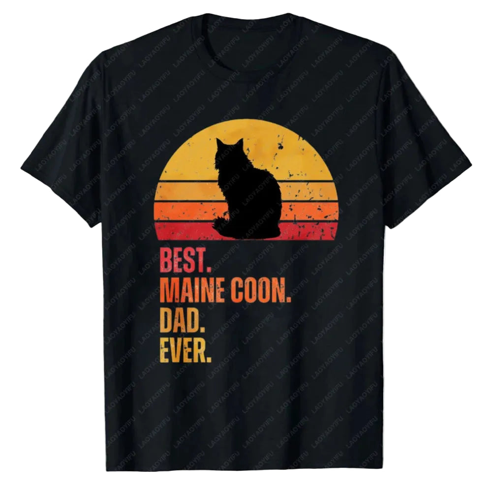 Maine Coon Dad Graphic Shirt