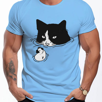Cat in the Bath Shirt