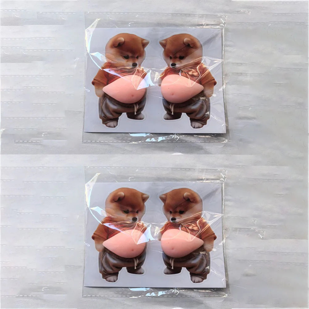Imán lindo del refrigerador del perro