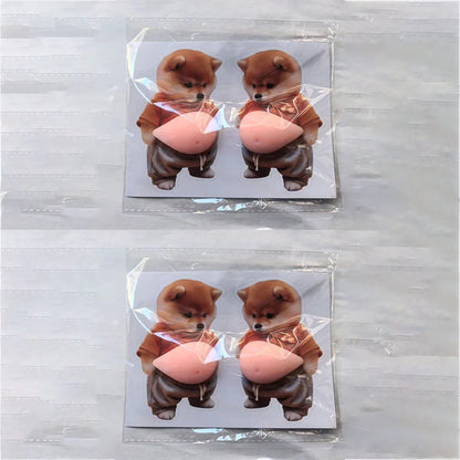 Imán lindo del refrigerador del perro