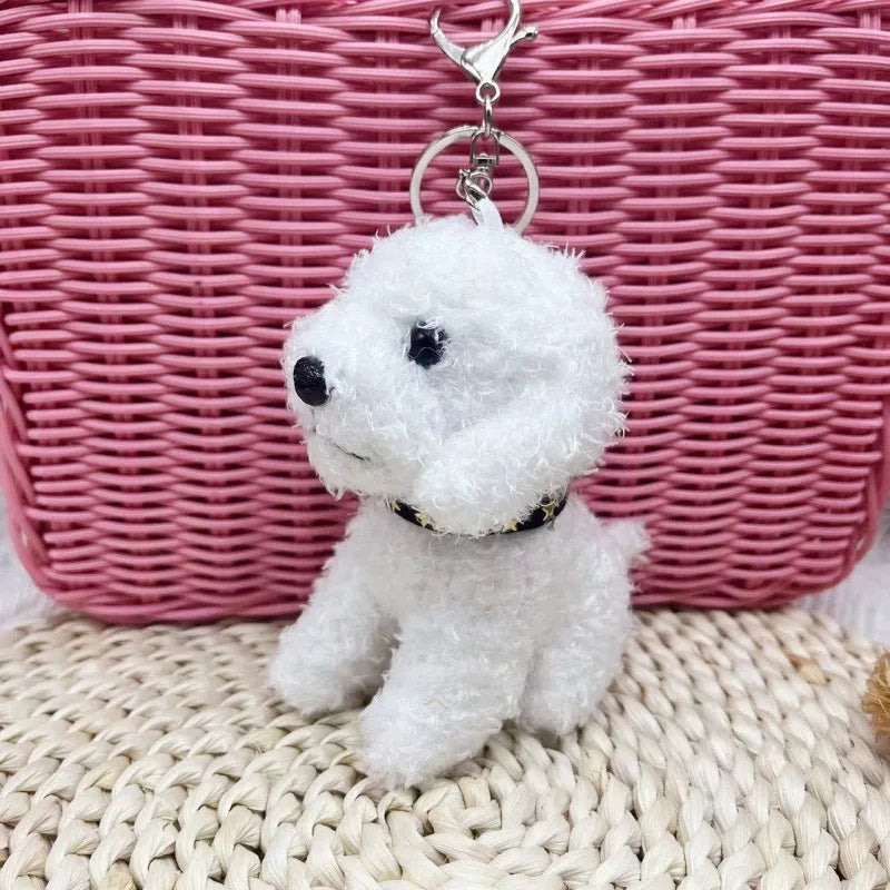 Plush Teddy Puppy Key Chain