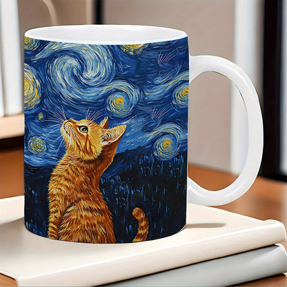Tasse d’art Chat Van Gogh