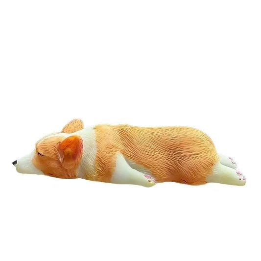 Sleeping Corgi Dashboard Figurine