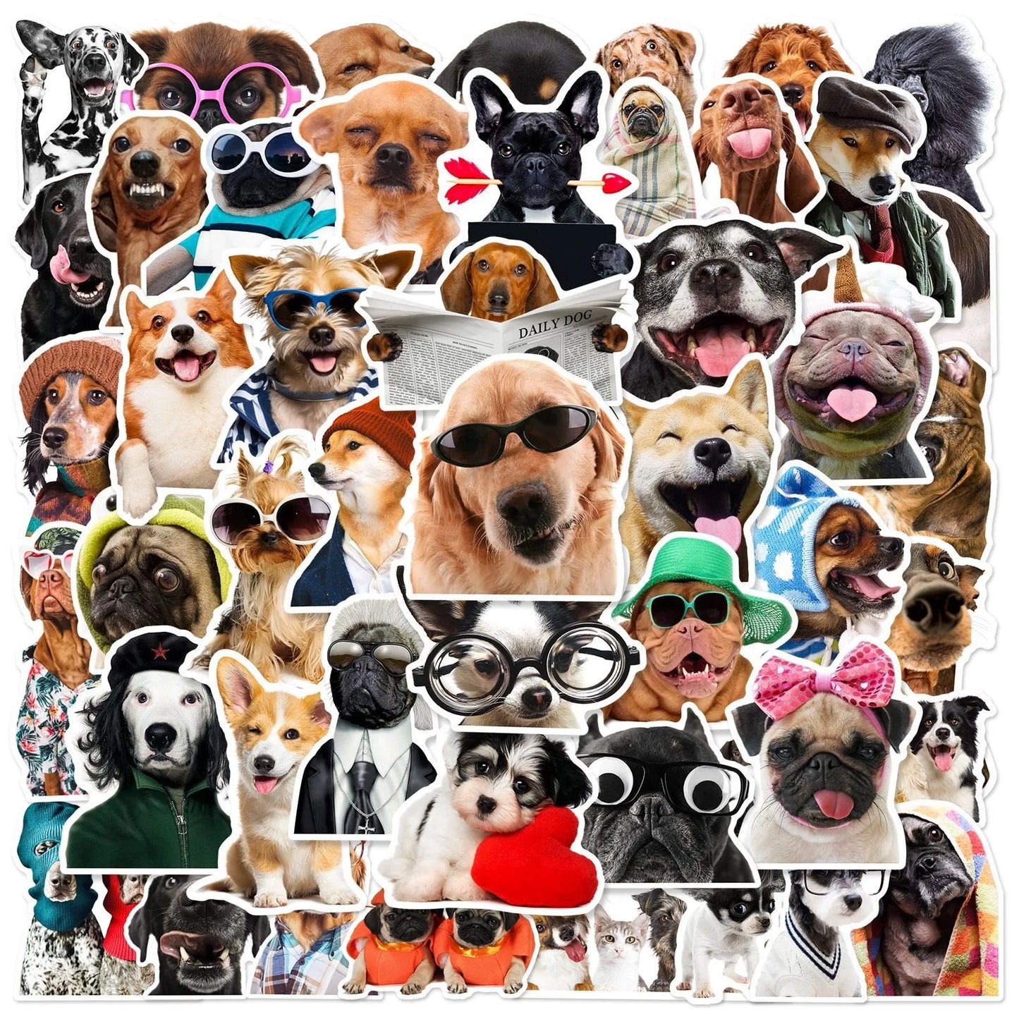 Dogs in Costumes Stickers Pack