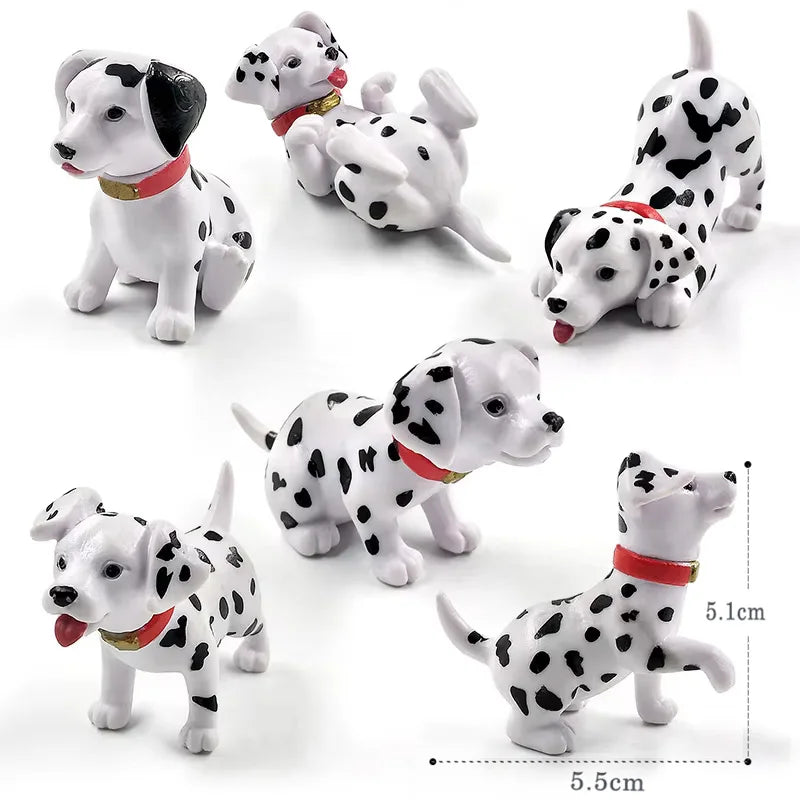 Adorable Miniature Dalmatian Figurines