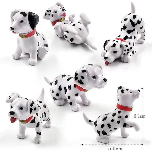 Adorable Miniature Dalmatian Figurines