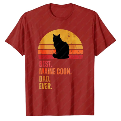 Maine Coon Dad Graphic Shirt