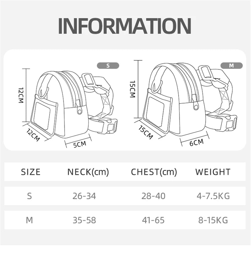 Bag With Harness Collar