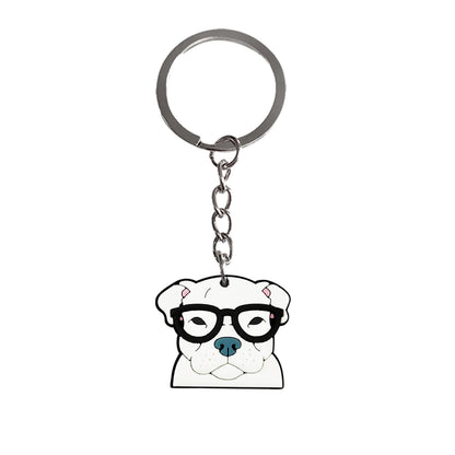 Porte-clés chien de dessin animé