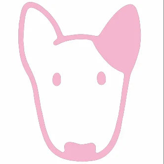 4pcs/Set Cute Bull Terrier Vinyl Sticker