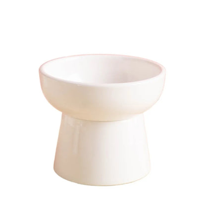 Cat Elevated Bowl Ceramic