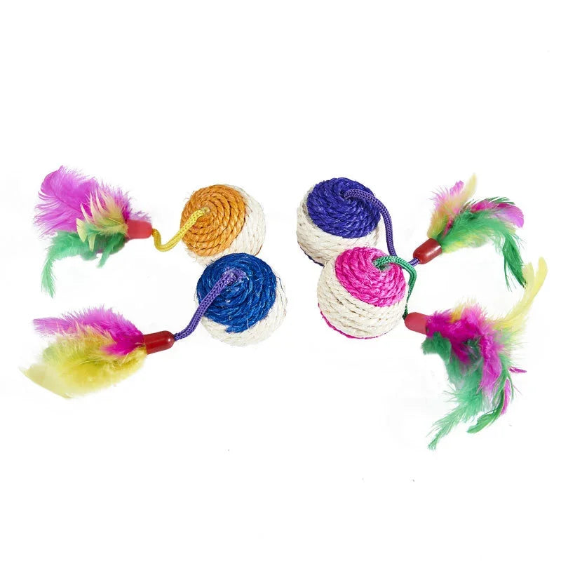 Cat Toys Sisal Scratching Ball