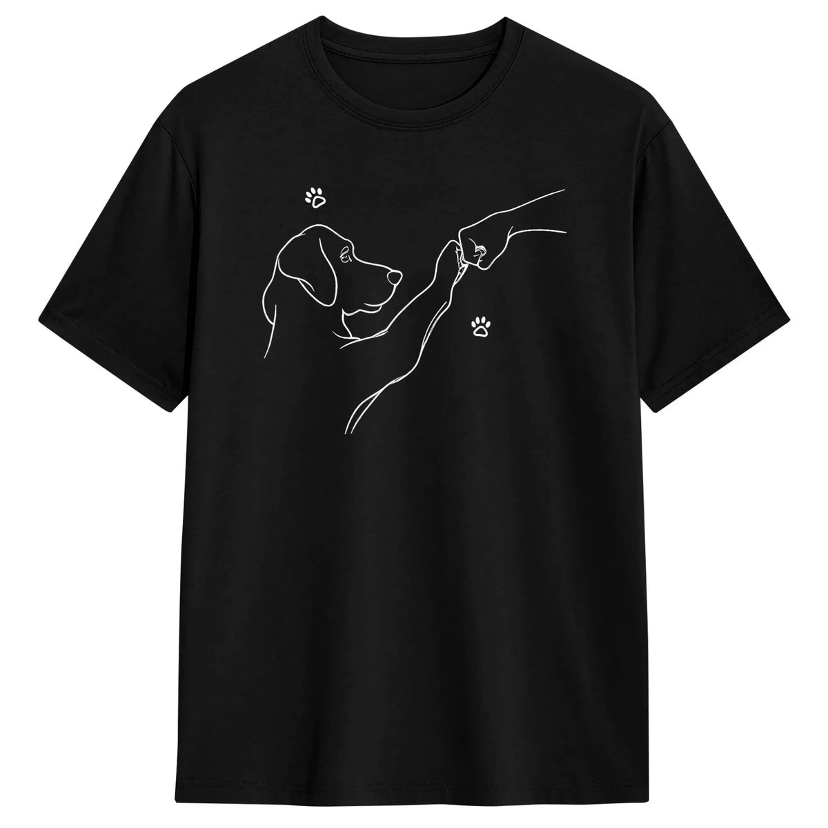Men's Labrador Fist Bump Cotton T-Shirt