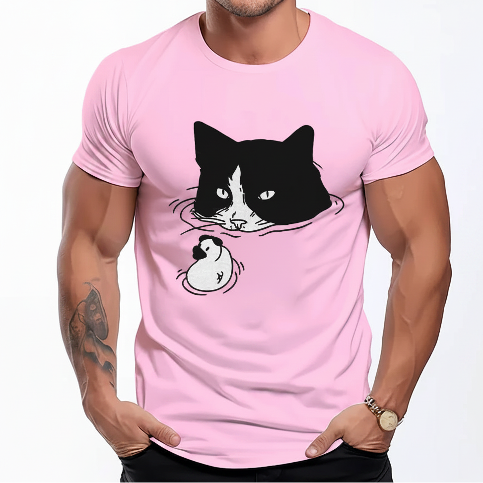 Cat in the Bath Shirt