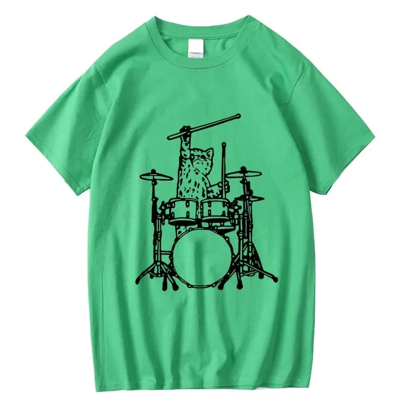 เสื้อยืดแมวเพลงตลก