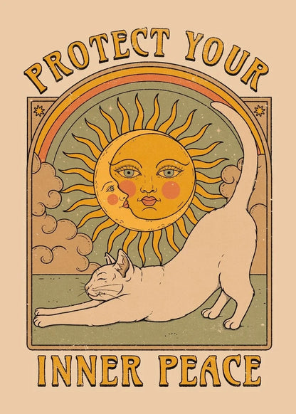 Cat Vintage Poster Tarot