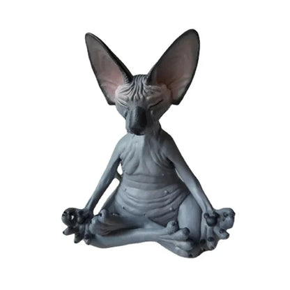Sphynx Cat Art Sculptures Decor
