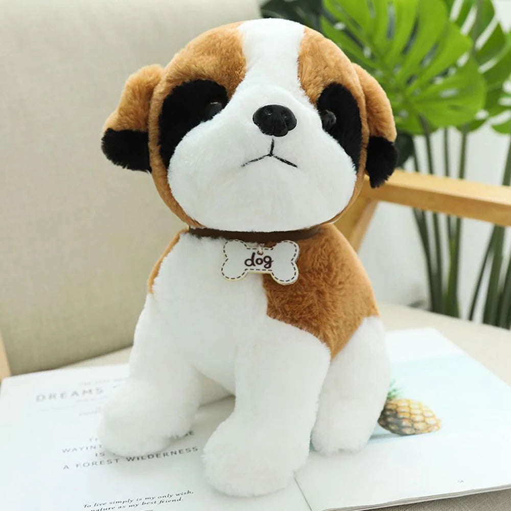 Premium Curly Brown Poodle Plush Toy