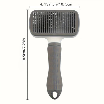 Brosse de toilettage autonettoyante pour animaux de compagnie