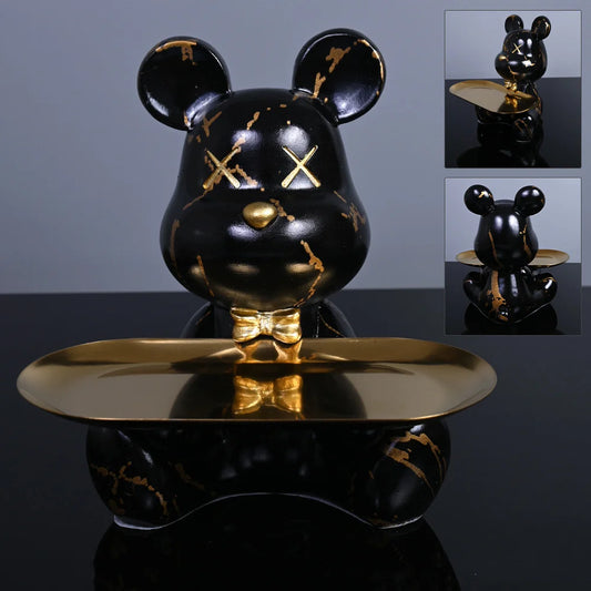 Bear Sculpture Catch-All Tray