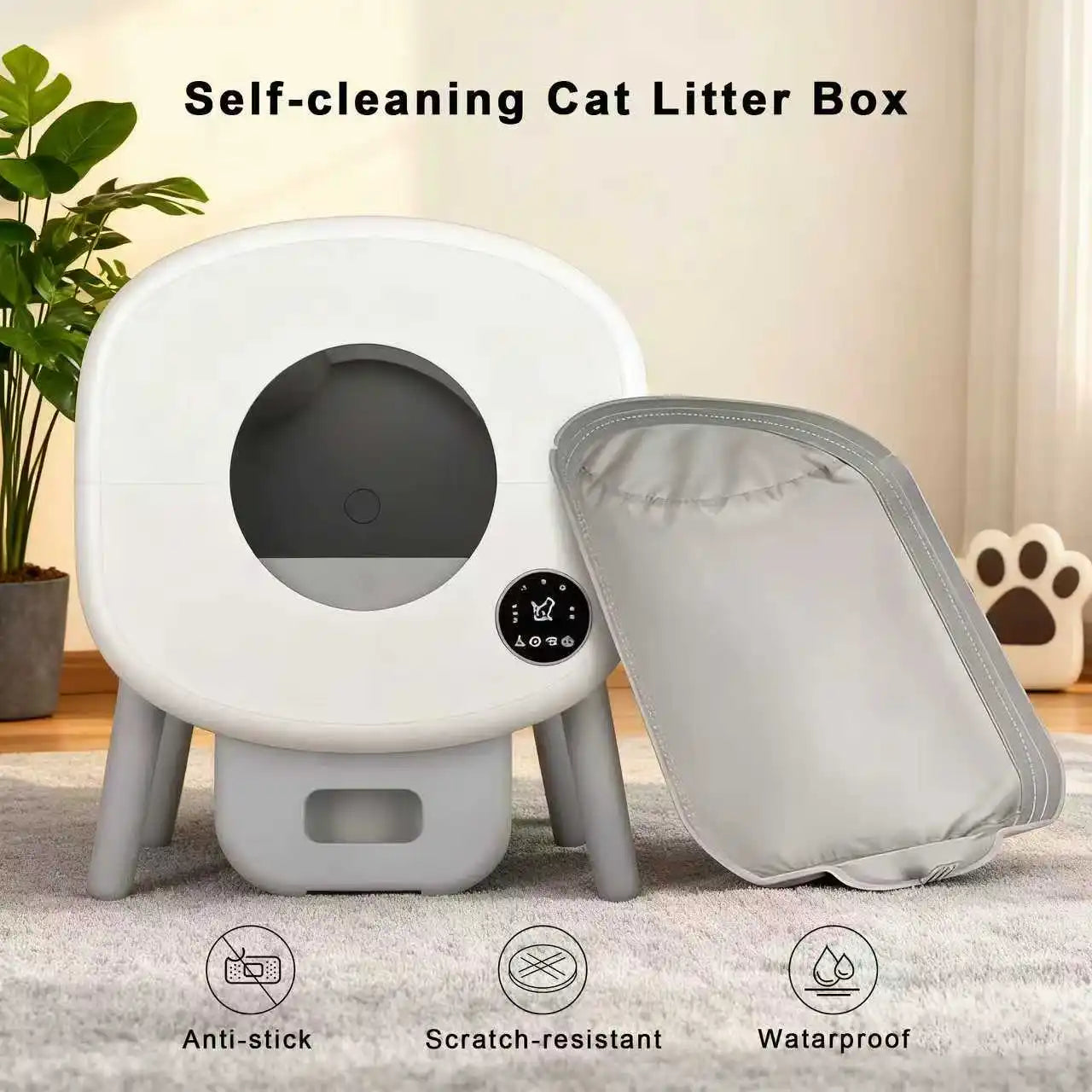 Automatic Cat Litter Box Fabric Liner
