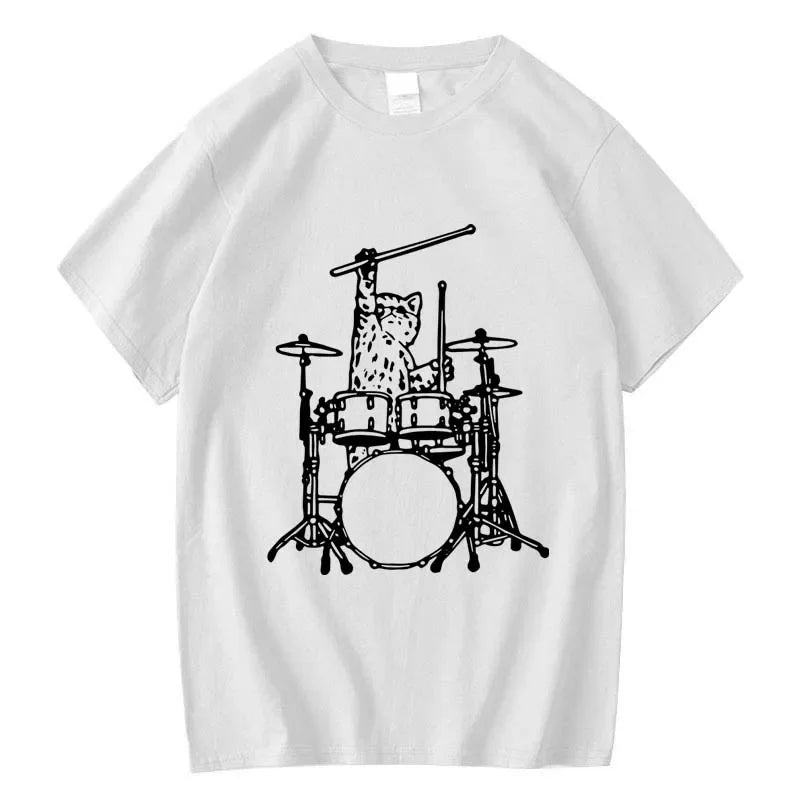 เสื้อยืดแมวเพลงตลก