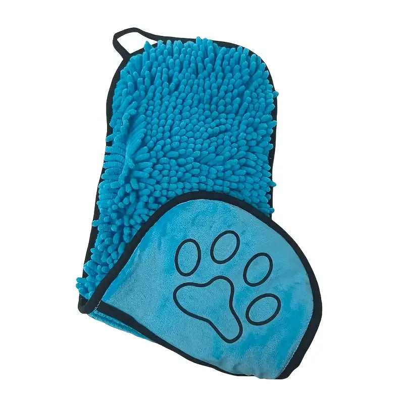 Toalla de baño para mascotas de chenilla