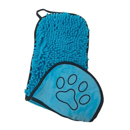 Toalla de baño para mascotas de chenilla