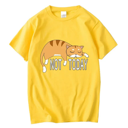 Nicht heute“ Lustiges Katzenshirt