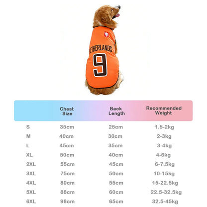 National Team Dog Soccer Jersey
